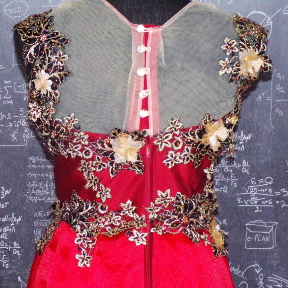 Embellished Sequin Maxi Sleeveless Eve Dress - Picture 7 of 8